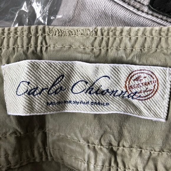 NEW with Tags €135 CARLO CHIONNA Trousers Stretch Garment Dye Made in ITALY - Picture 5 of 10